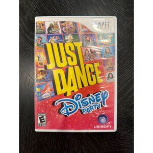Just Dance Disney Party For Nintendo Wii With Case & Manual